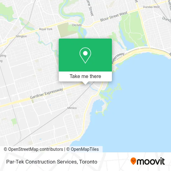 Par-Tek Construction Services map