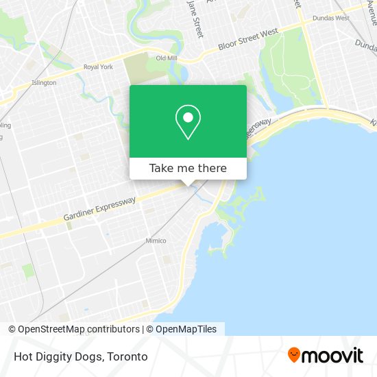 Hot Diggity Dogs map