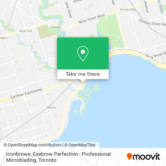 Iconbrows: Eyebrow Perfection - Professional Microblading map