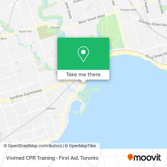 Vivimed CPR Training - First Aid map