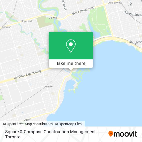 Square & Compass Construction Management map