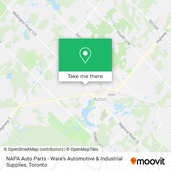 NAPA Auto Parts - Ware's Automotive & Industrial Supplies map