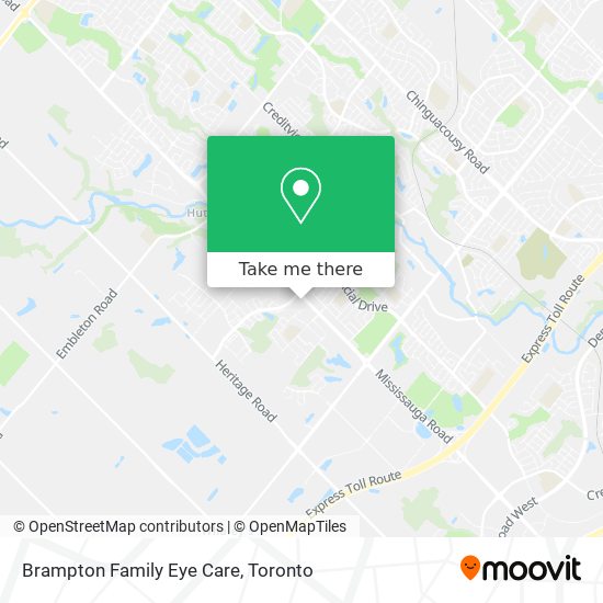 Brampton Family Eye Care plan