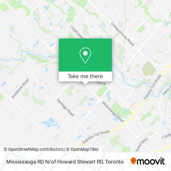 Mississauga RD N / of Howard Stewart RD map