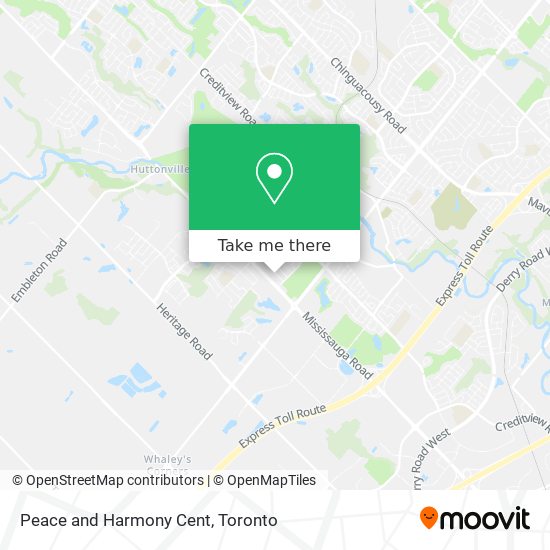 Peace and Harmony Cent map