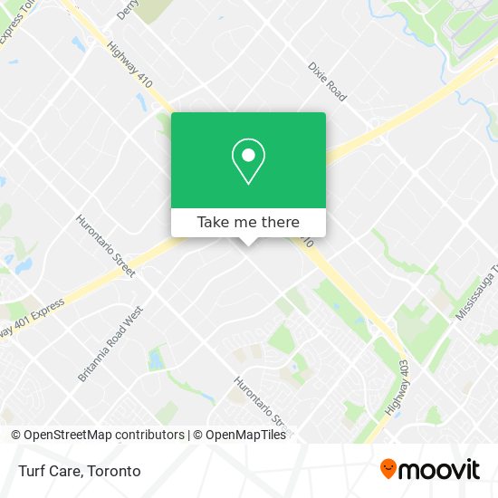 Turf Care map