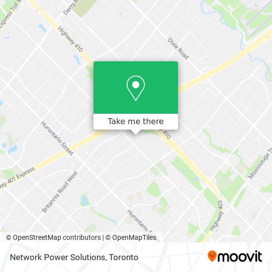 Network Power Solutions map