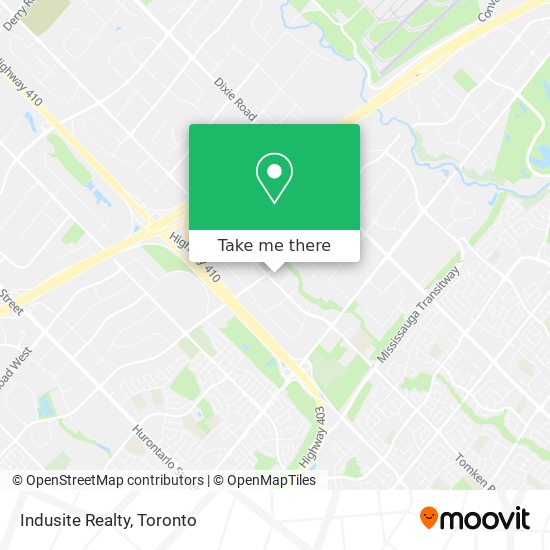 Indusite Realty map