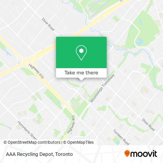 AAA Recycling Depot map