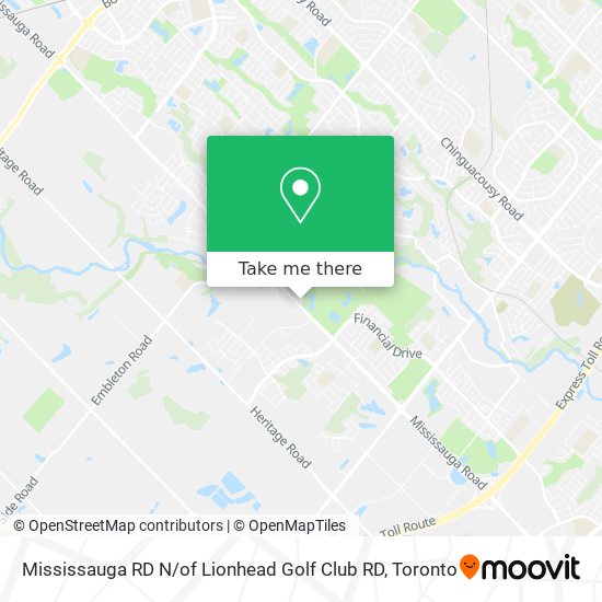 Mississauga RD N / of Lionhead Golf Club RD map