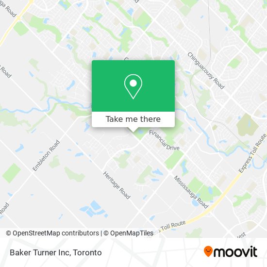 Baker Turner Inc map