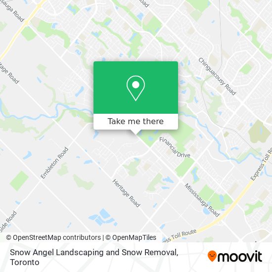 Snow Angel Landscaping and Snow Removal plan