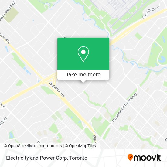 Electricity and Power Corp map