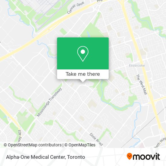 Alpha-One Medical Center map