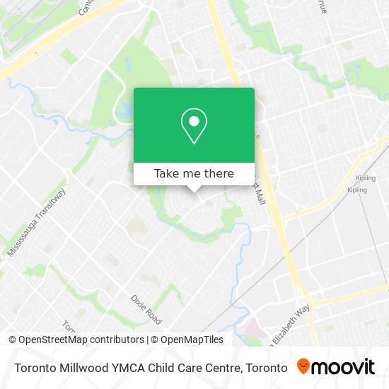 Toronto Millwood YMCA Child Care Centre map