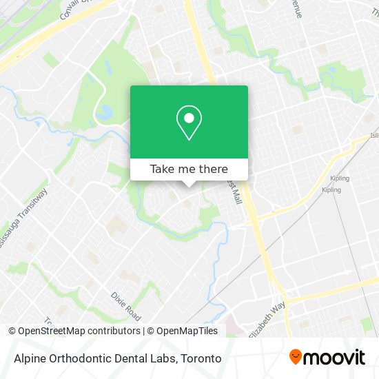 Alpine Orthodontic Dental Labs map
