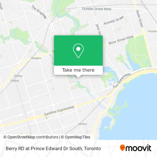 Berry RD at Prince Edward Dr South map
