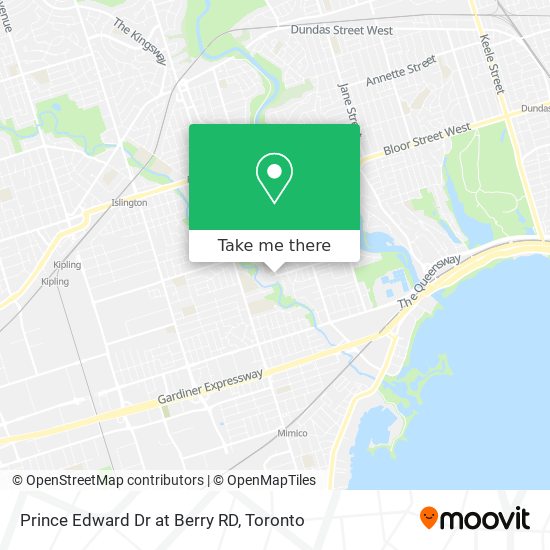 Prince Edward Dr at Berry RD map