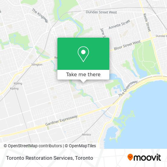 Toronto Restoration Services map