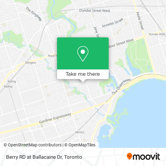 Berry RD at Ballacaine Dr map