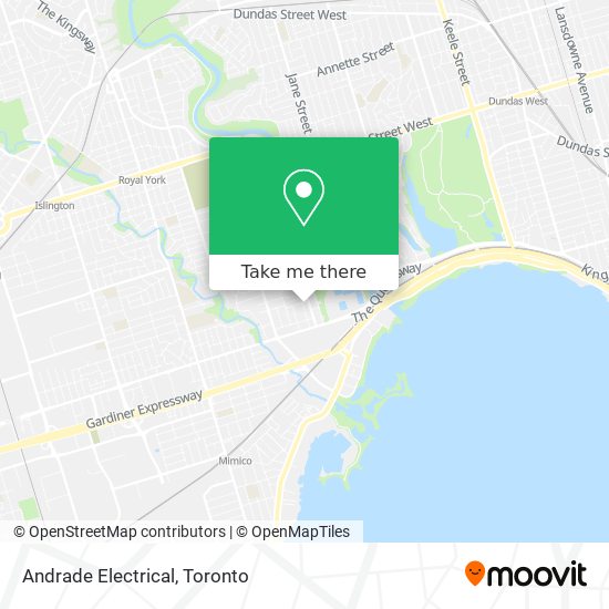 Andrade Electrical map