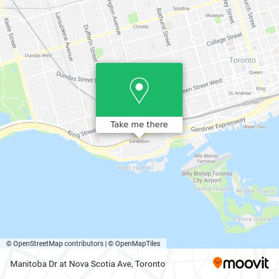Manitoba Dr at Nova Scotia Ave map