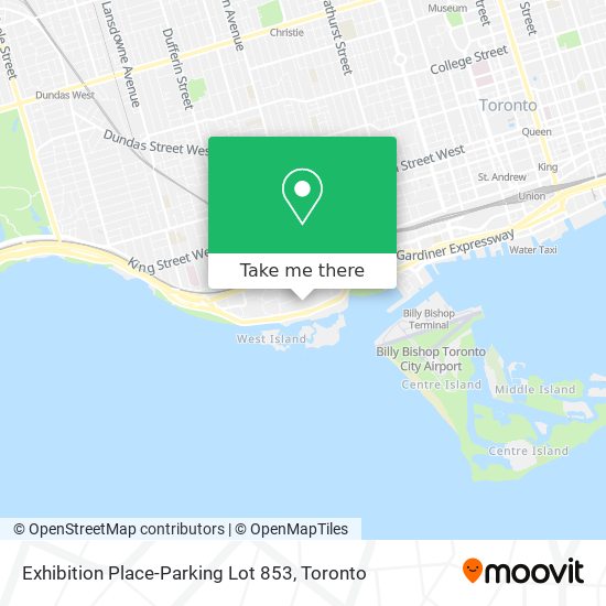 Exhibition Place-Parking Lot 853 map