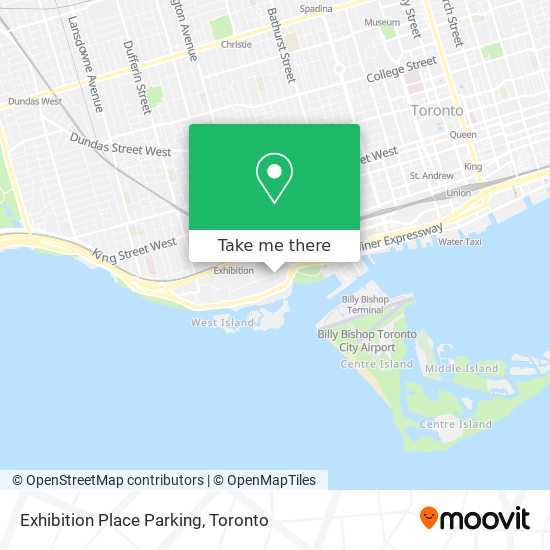 Exhibition Place Parking plan