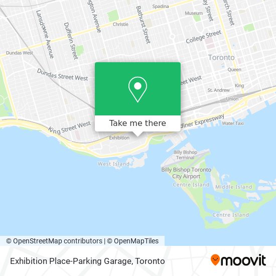 Exhibition Place-Parking Garage map