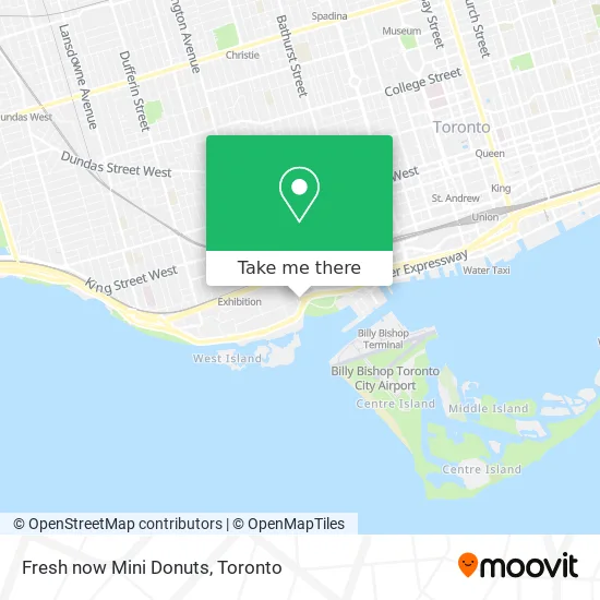 Fresh now Mini Donuts map