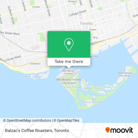 Balzac's Coffee Roasters map