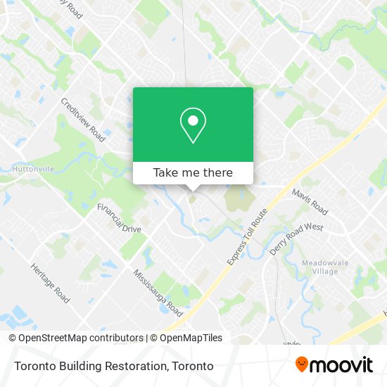 Toronto Building Restoration map