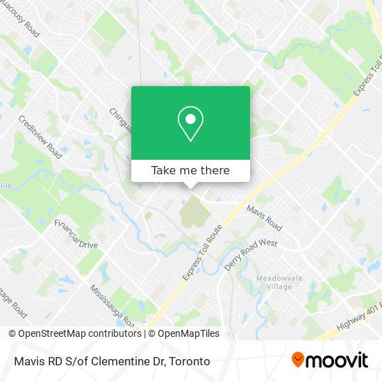 Mavis RD S/of Clementine Dr map