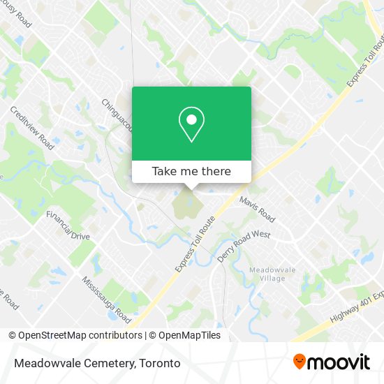 Meadowvale Cemetery map
