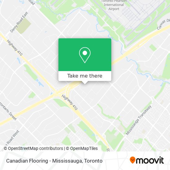 Canadian Flooring - Mississauga map