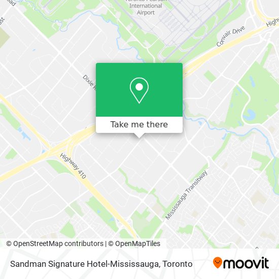 Sandman Signature Hotel-Mississauga plan