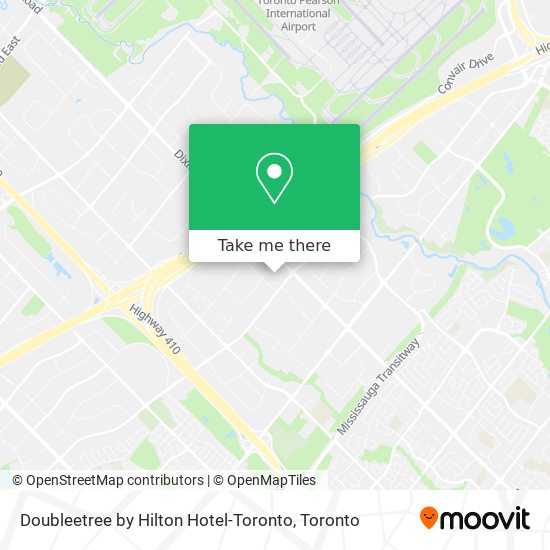 Doubleetree by Hilton Hotel-Toronto map