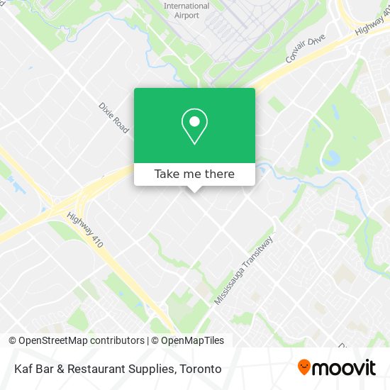 Kaf Bar & Restaurant Supplies map