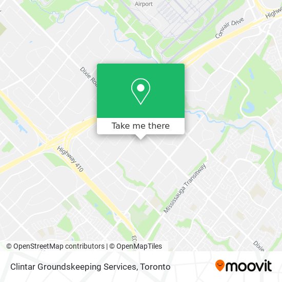 Clintar Groundskeeping Services map