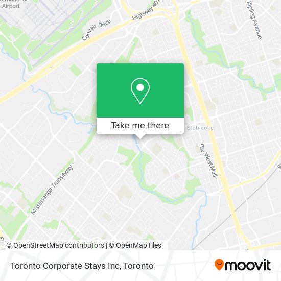 Toronto Corporate Stays Inc map