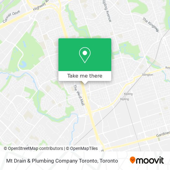 Mt Drain & Plumbing Company Toronto map