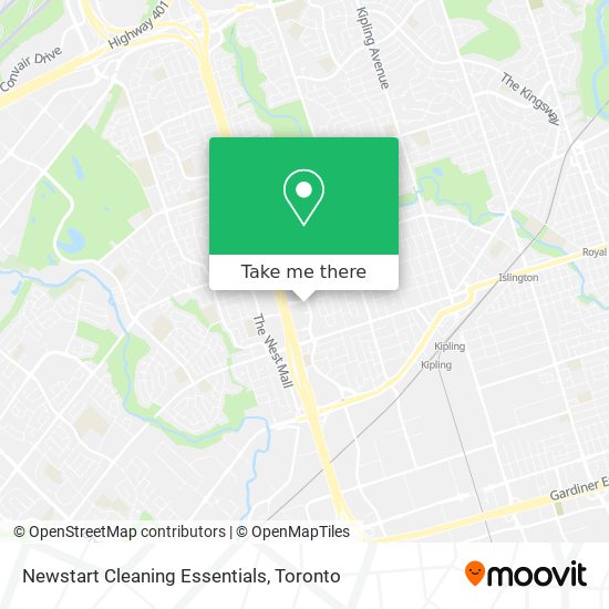 Newstart Cleaning Essentials map