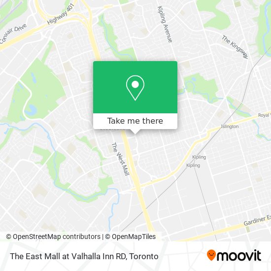 The East Mall at Valhalla Inn RD map