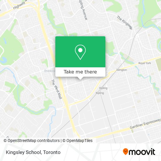 Kingsley School map