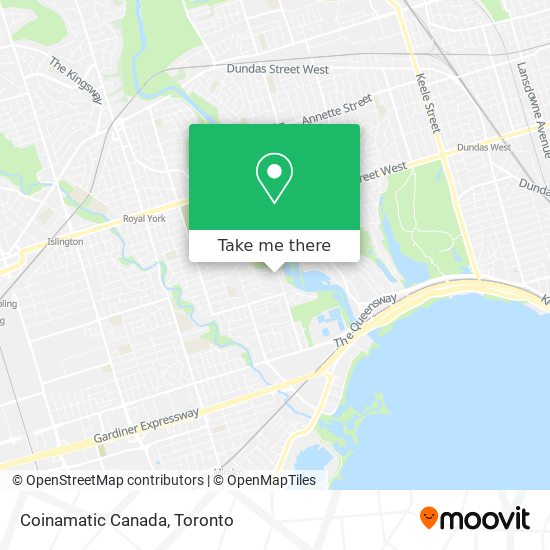 Coinamatic Canada map