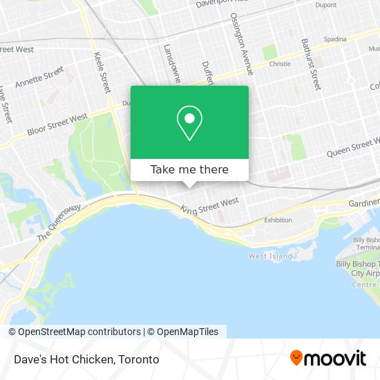 Dave's Hot Chicken map