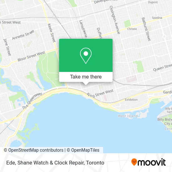 Ede, Shane Watch & Clock Repair map