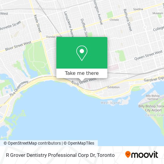 R Grover Dentistry Professional Corp Dr map