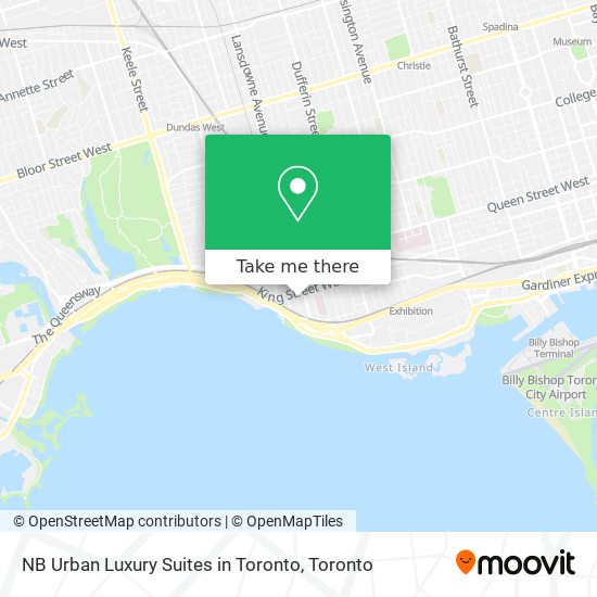 NB Urban Luxury Suites in Toronto map