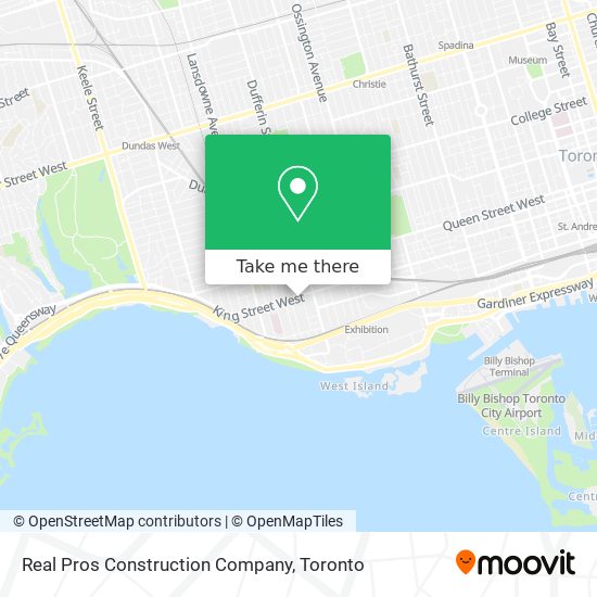 Real Pros Construction Company map